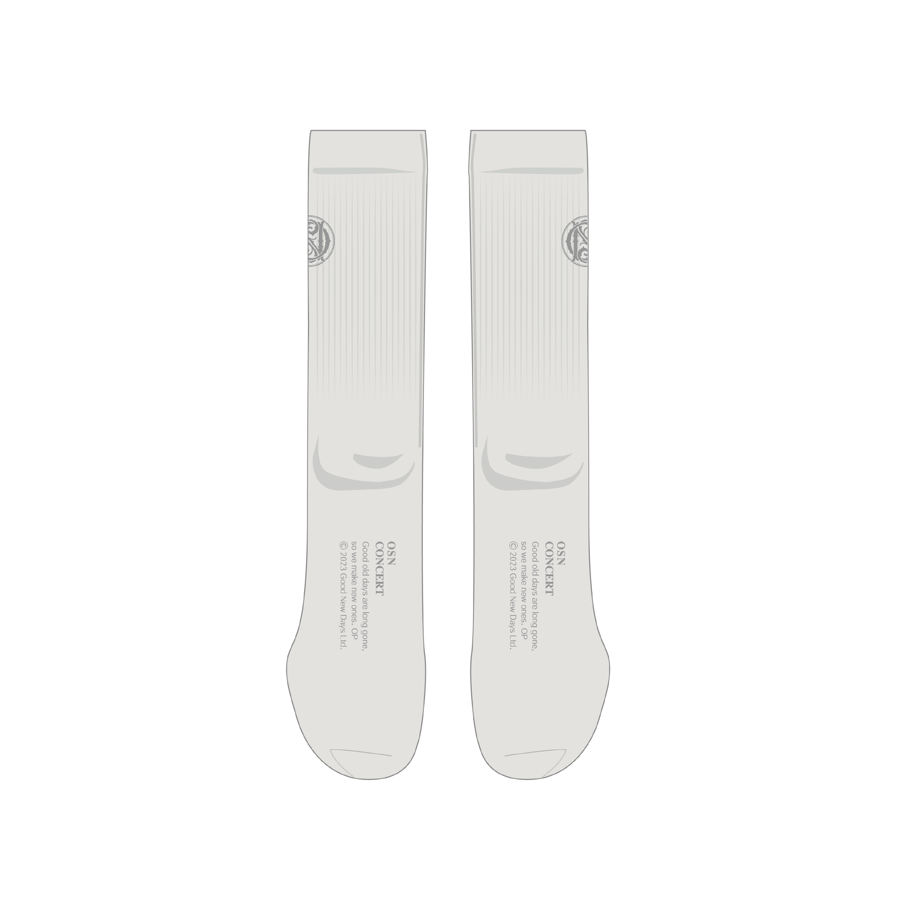 高爾宣 OSN－CTRL+N 「新視界」演唱會 限定LOGO 運動襪 (OSN)