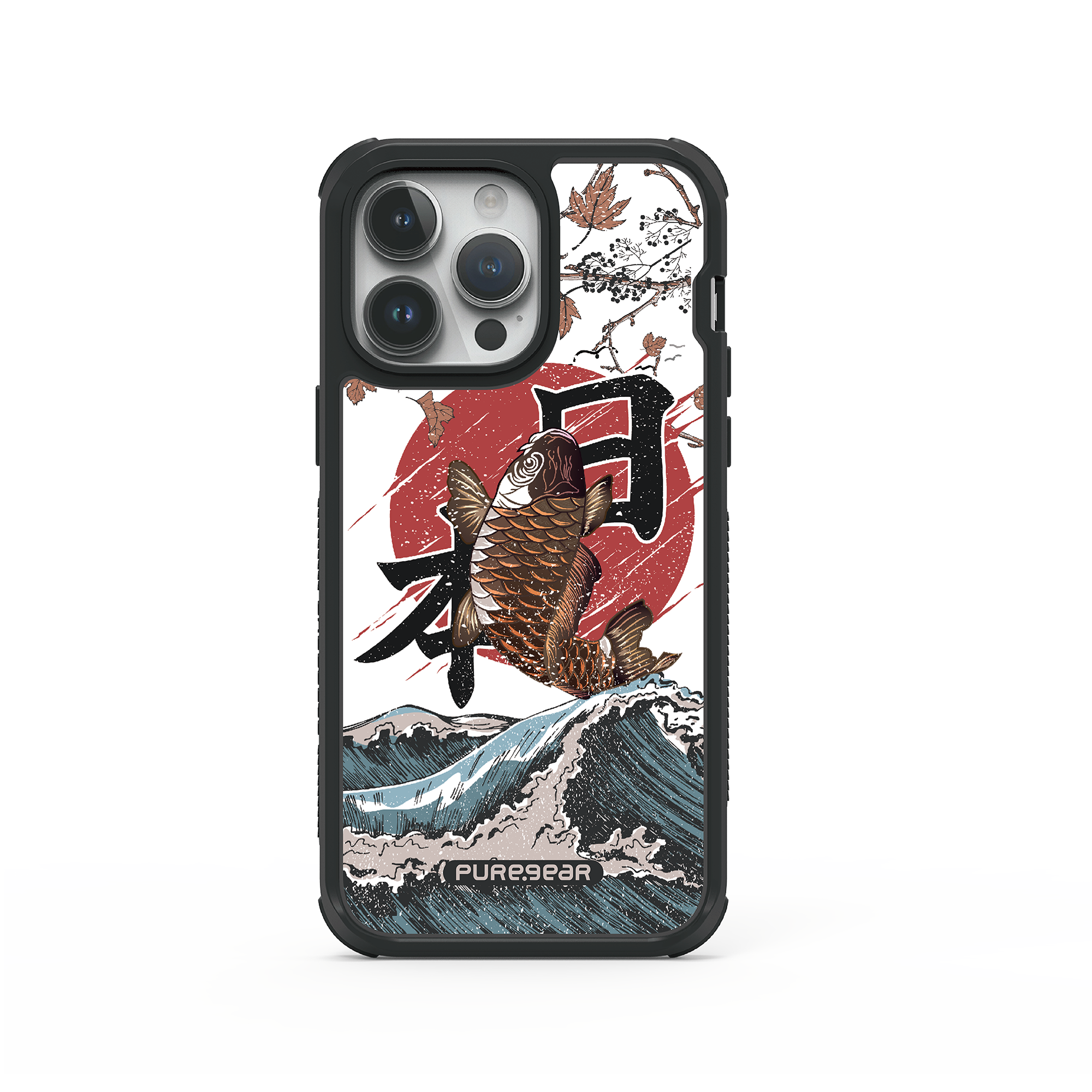 iPhone 15 輕坦克防摔手機殼 / 紅鯉 (彩繪風格)