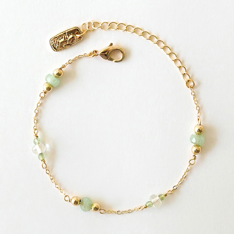 《官網限定》｜財運｜花漾美好 – 東陵玉 – 手鍊