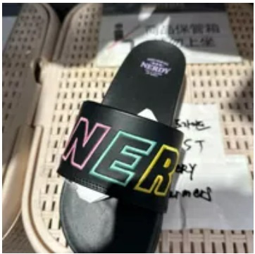 [S] NERDY ** 23 RAINBOW SLIDE,BLACK, PNES23SD120103 (SN362)