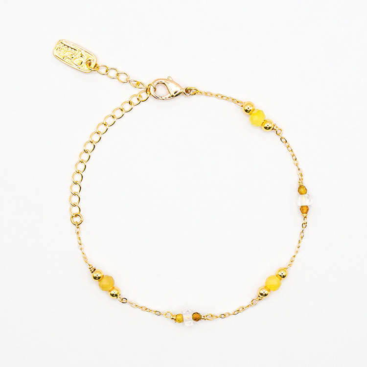 《官網限定》花漾美好 – 黃蛋白石 – 手鍊