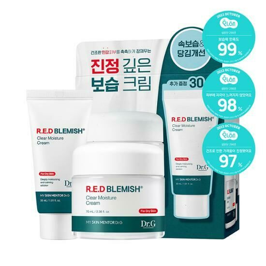 Dr.G Red Blemish Clear Moisture Cream 70ml [Olive Young Planning Set]