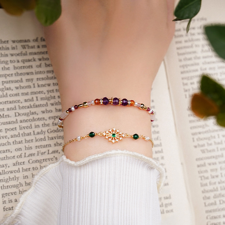 《官網限定》｜貴人運｜清新森林 – 紫水晶 – 手鍊