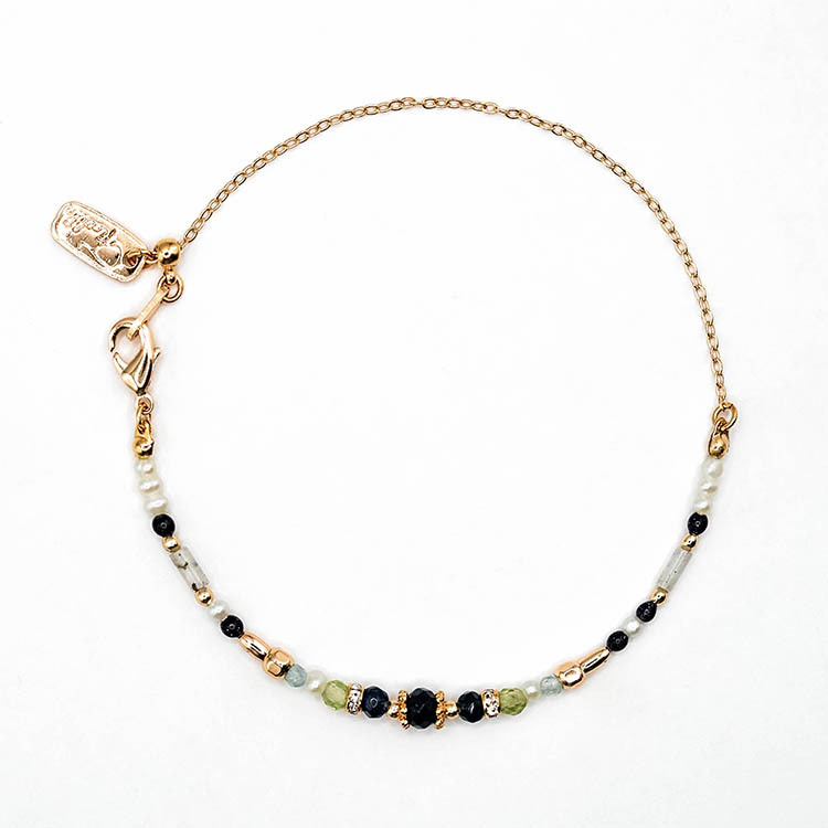 《官網限定》清新森林 – 藍玉髓 – 手鍊