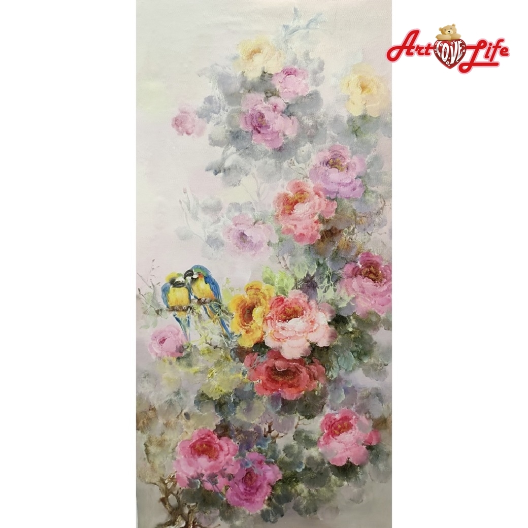 B001_80160 高級手繪油畫_花卉