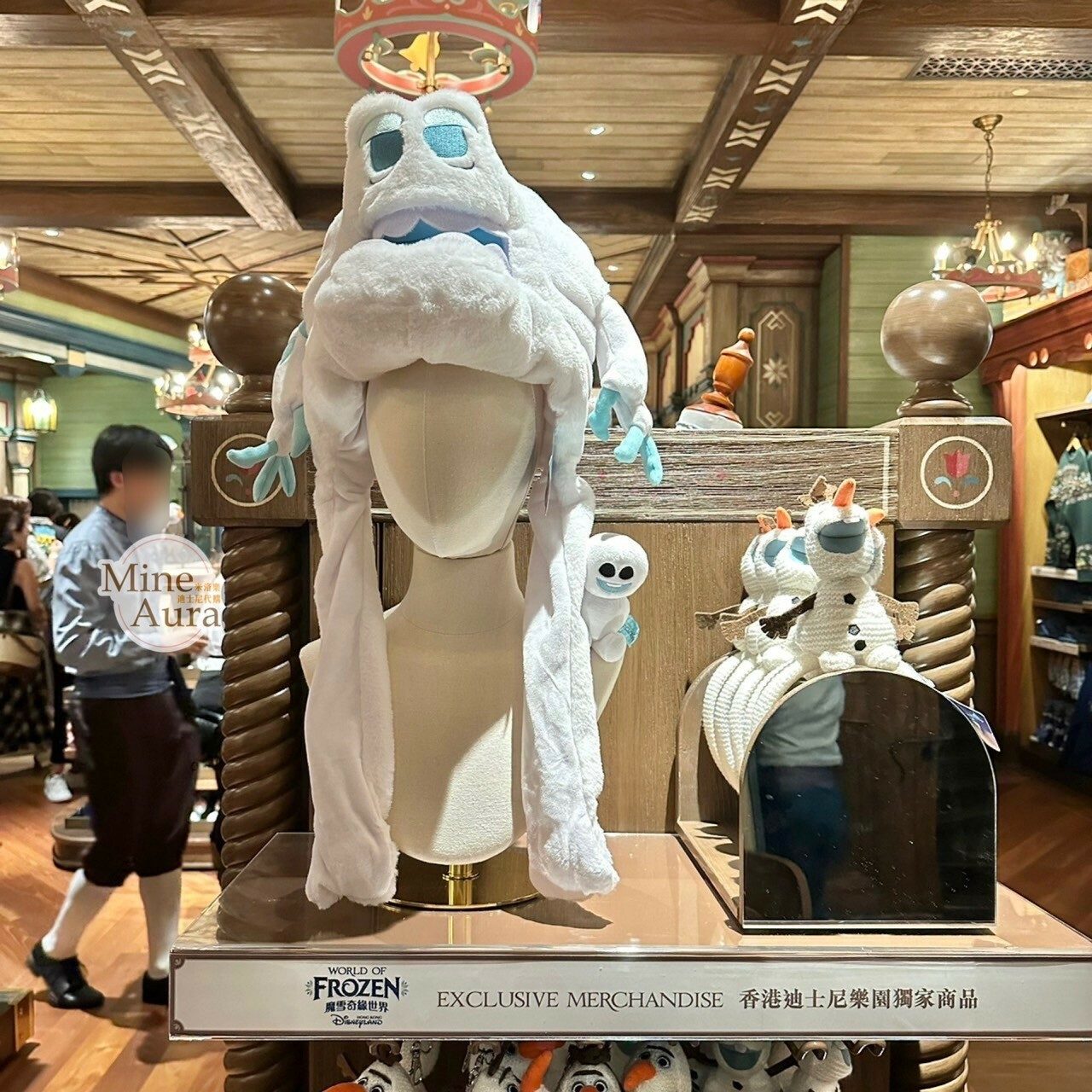 World of Frozen 限定 棉花糖雪怪 造型帽 帽子 冰雪奇緣 Frozen -香港迪士尼樂園