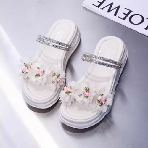 floral platform sandals