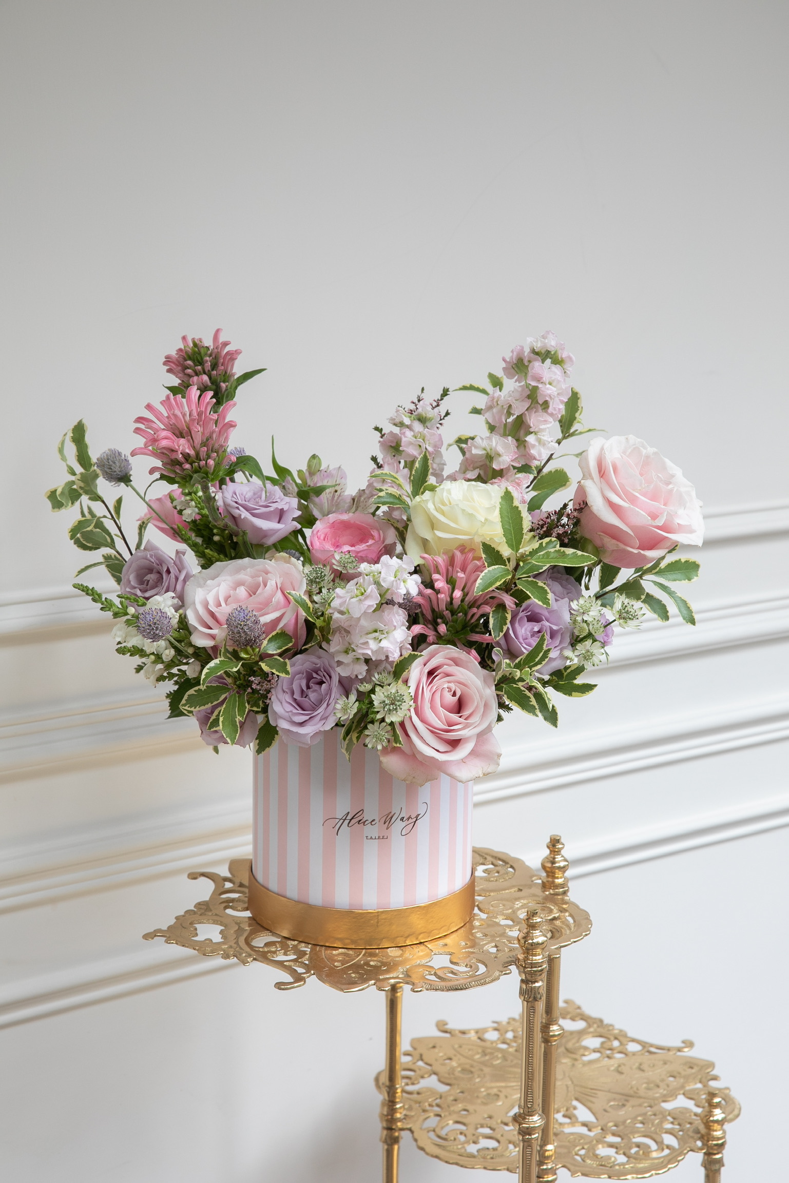 Roses in Pink Box
