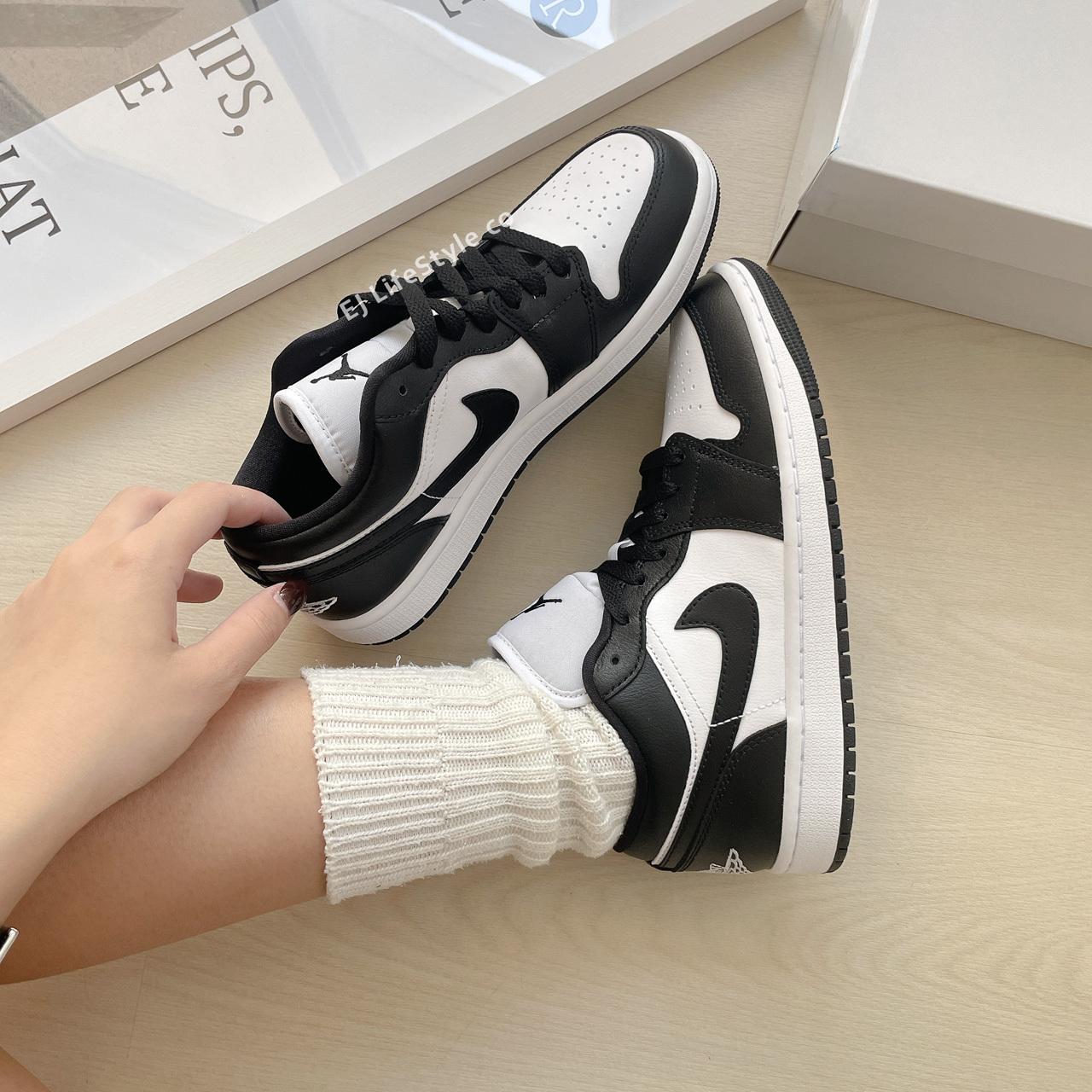 NIKE AIR JORDAN 1 AJ1 熊貓 黑白 女鞋 DC0774-101 / 現貨+預購