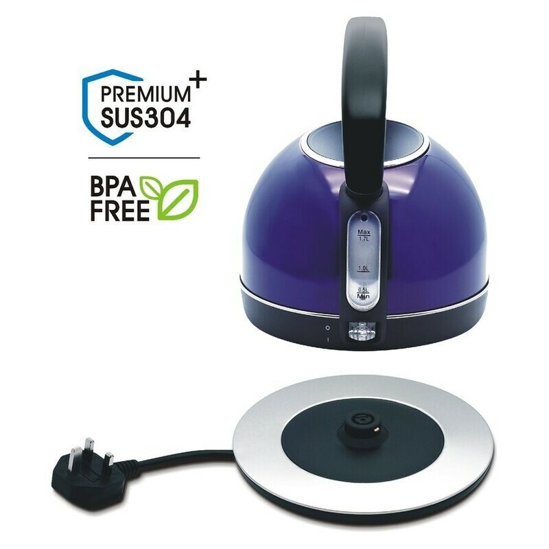 Hopewell    KEC-2117‧復古無線電熱水壺‧1.7公升‧香港行貨‧