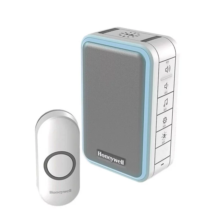 美國 HONEYWELL - LED 無線擴音門鈴 DC315N 白色