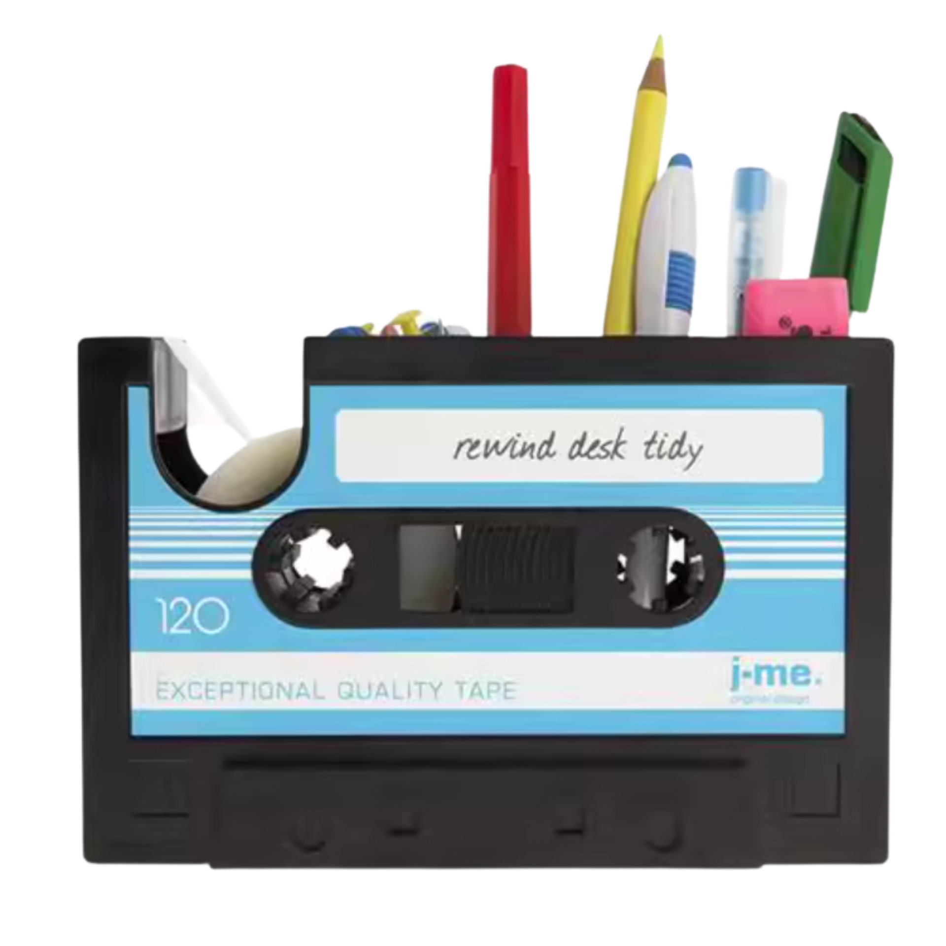 多功能辦公桌復古磁帶卡式帶造型筆筒