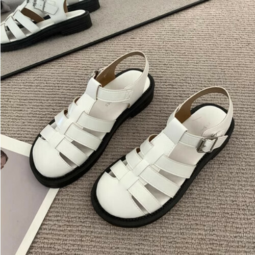 braided hollow sandals