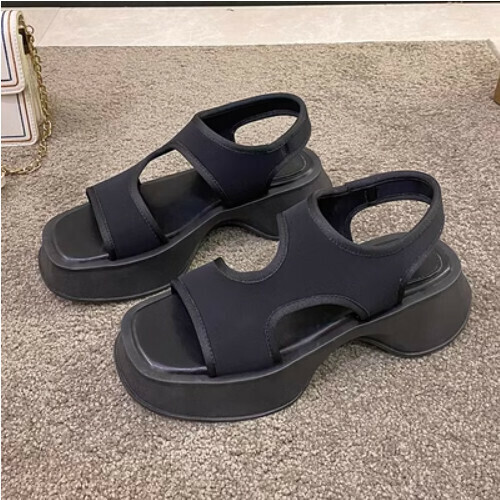 thick sole platform beach sandals