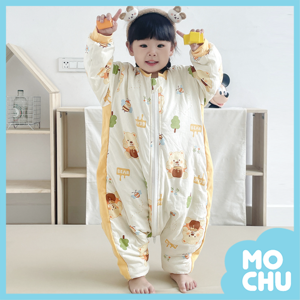 蜂蜜熊分腿防踢被