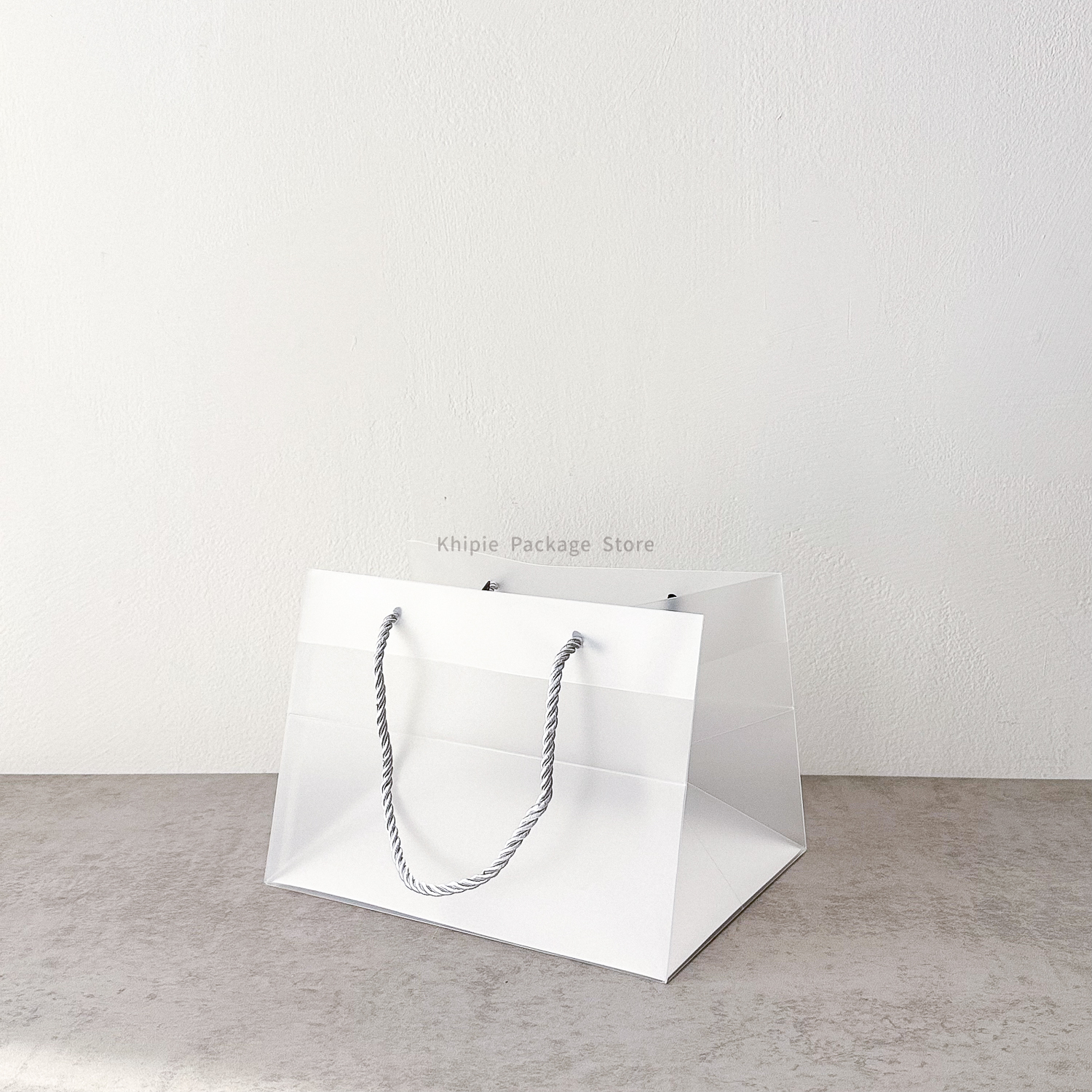 PP霧面提袋｜小平放袋