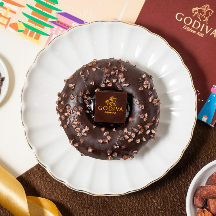 【Mister Donut】GODIVA經典可可波堤圈