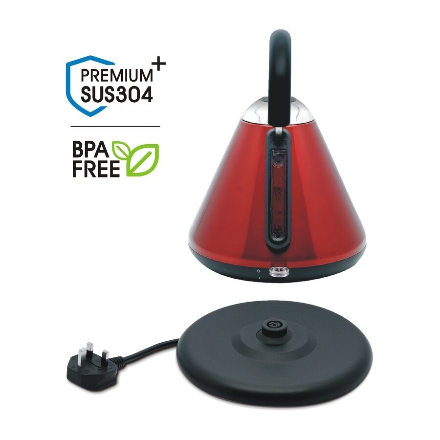 Hopewell    KEC-2317‧復古無線電熱水壺‧1.7公升‧香港行貨‧