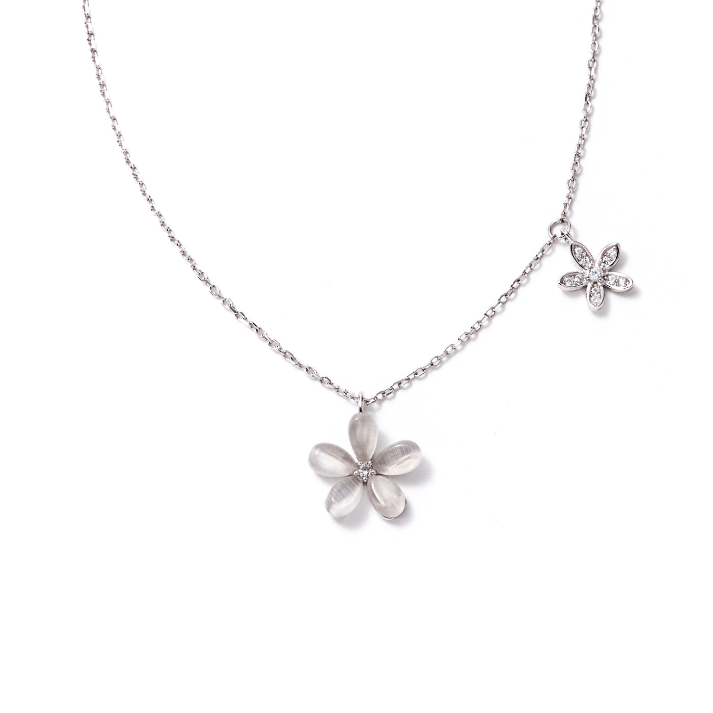 平價飾品,純銀,花,項鍊