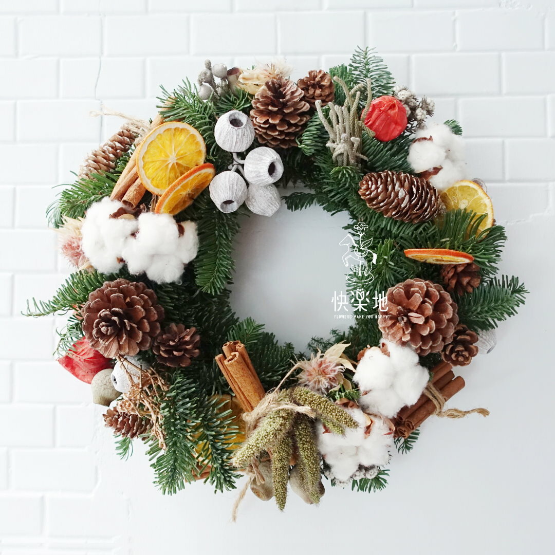 北歐森林 I 聖誕花圈 I 聖誕節手作課
