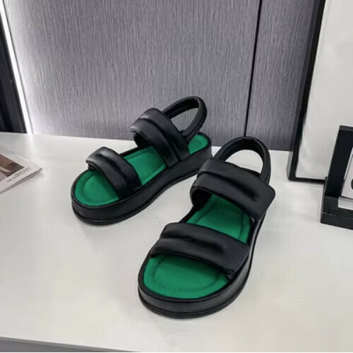 Platform thick-soled Velcro sandals