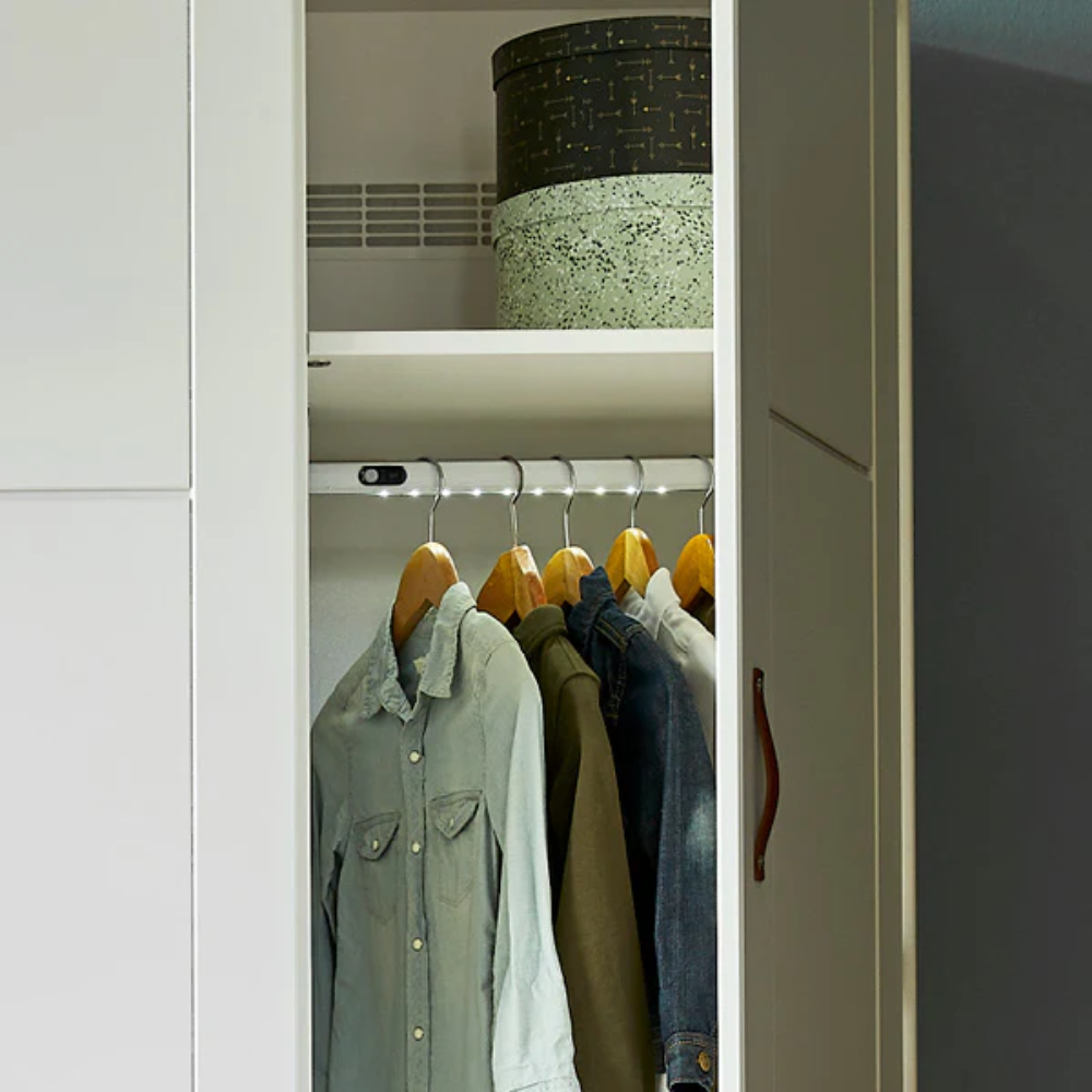 Lifetime Clothes Rail With LED for 1 & 2 Doors Wardrobe
