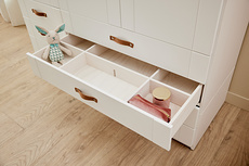 Lifetime Layout for 2 Doors Wardrobe Drawer