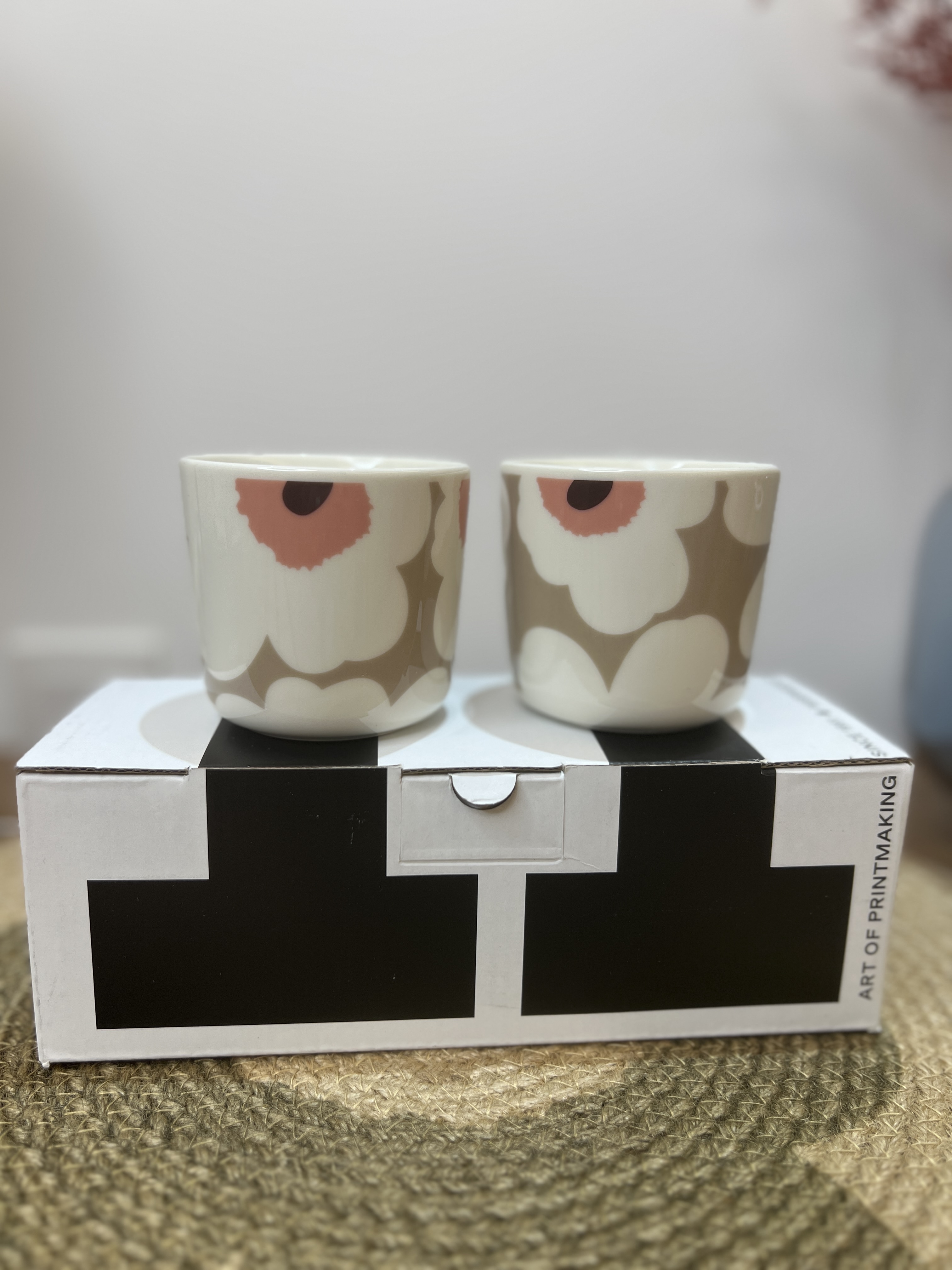 有盒套裝有盒手握杯 - cotton beige