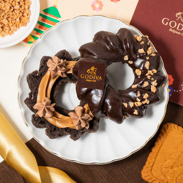 【Mister Donut】GODIVA焦糖脆餅可可酷朗
