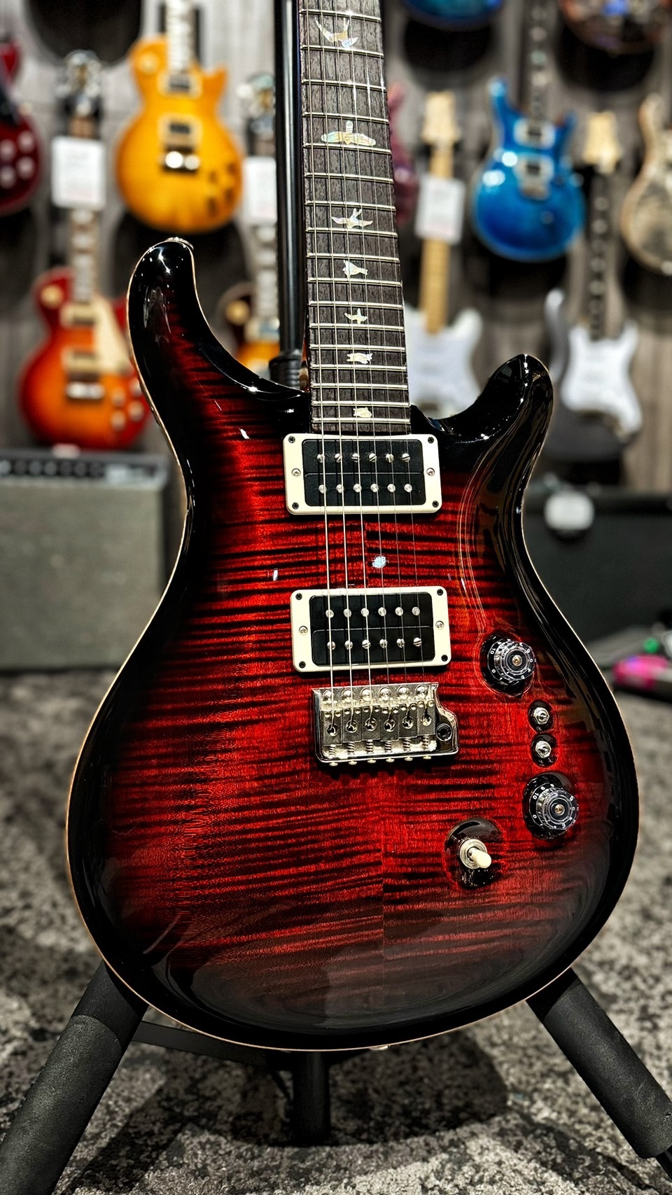 PRS Custom 24 35th Anniversary-Fire Red Burst【宛伶樂器】