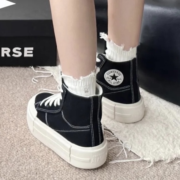 CONVERSE ALL STAR CRUISE 厚底 增高 奶油白 A04688C 黑 A04689C / 調貨