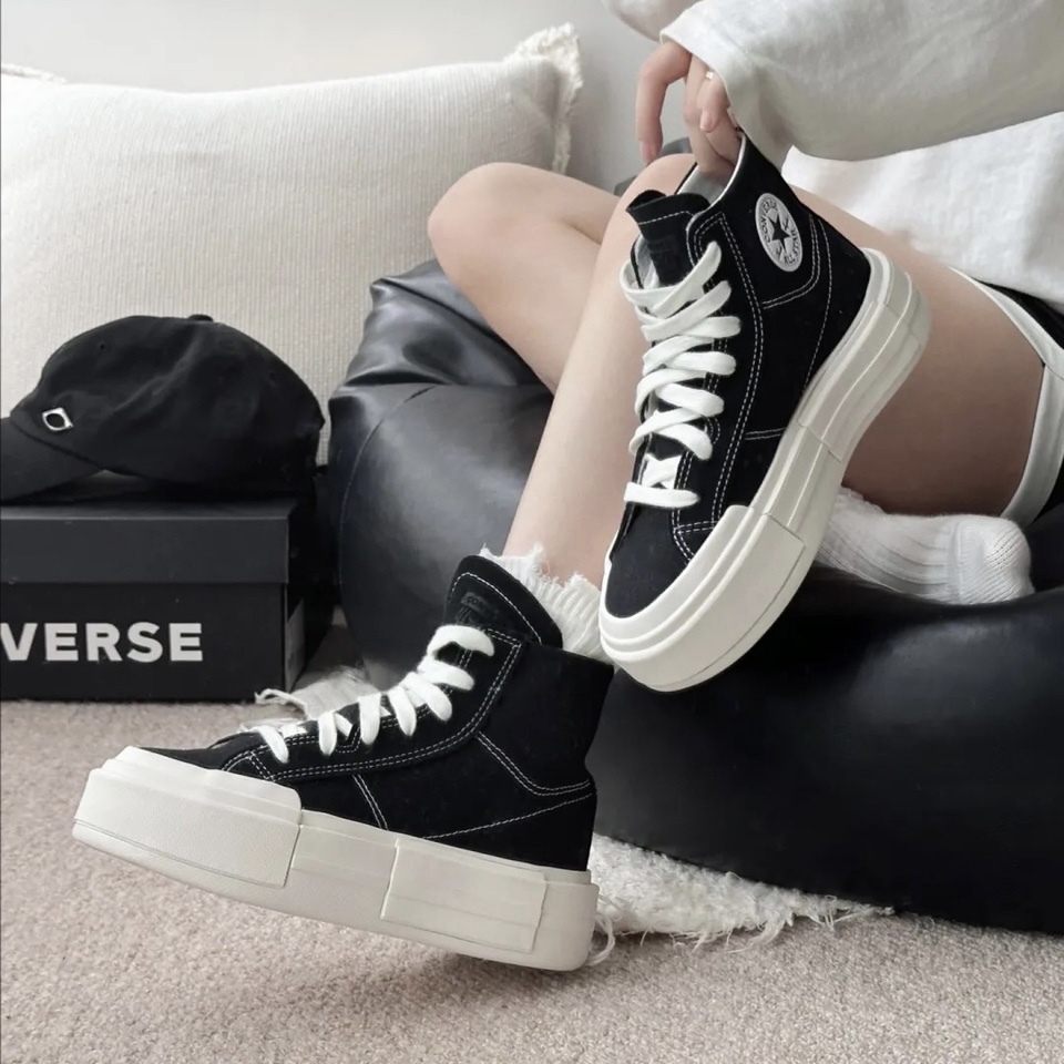 CONVERSE ALL STAR CRUISE 厚底 增高 奶油白 A04688C 黑 A04689C / 調貨