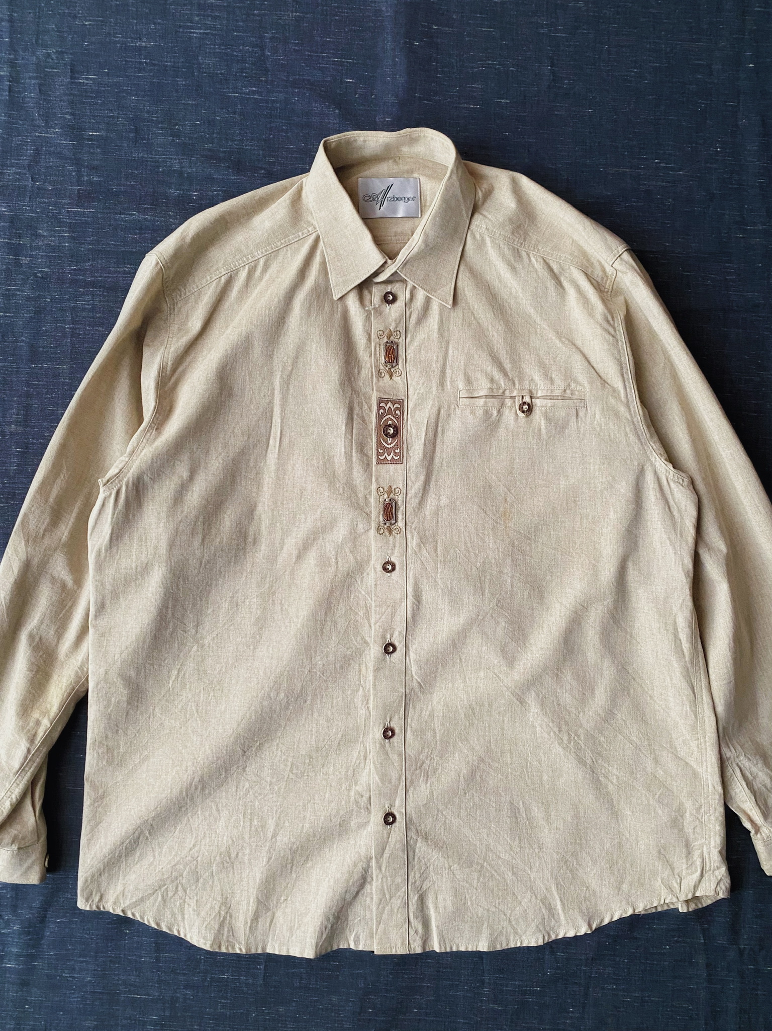 Tylorean Pullover shirts /古著提洛爾襯衫-沼澤木核