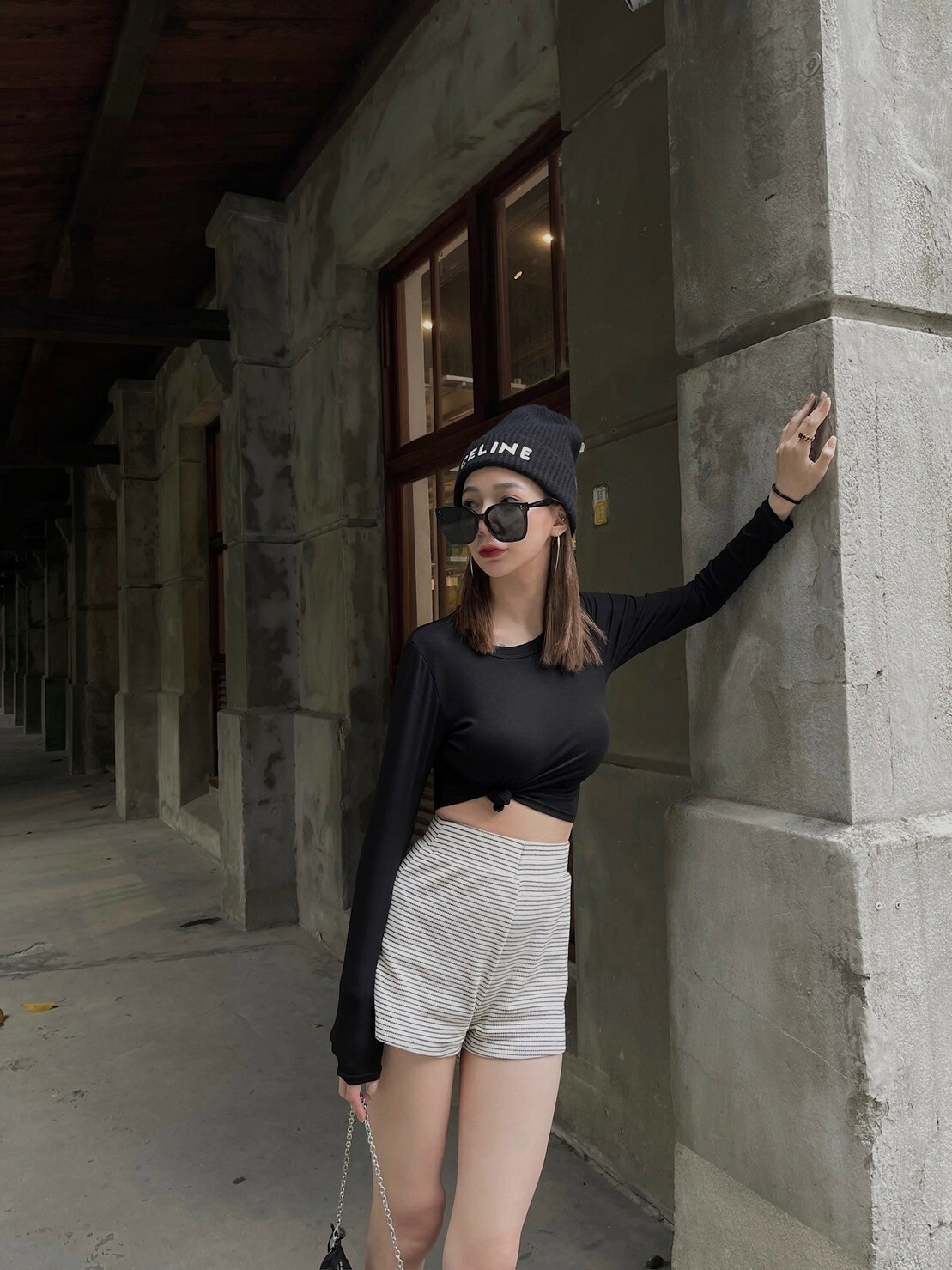 零感無負擔罩杯長袖上衣