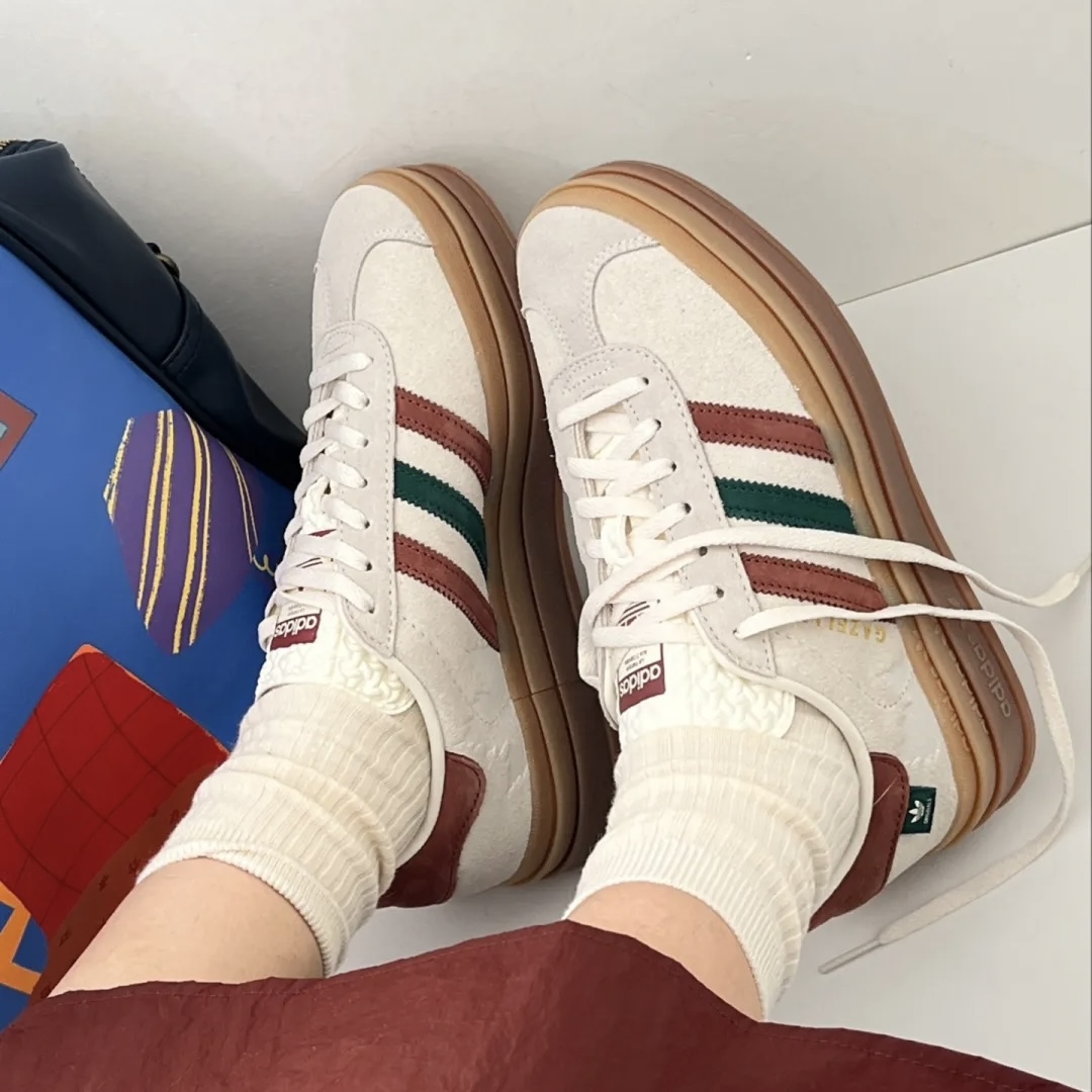 ADIDAS GAZELLE BOLD 米棕色 復古 厚底 女鞋 IG3685 / 預購