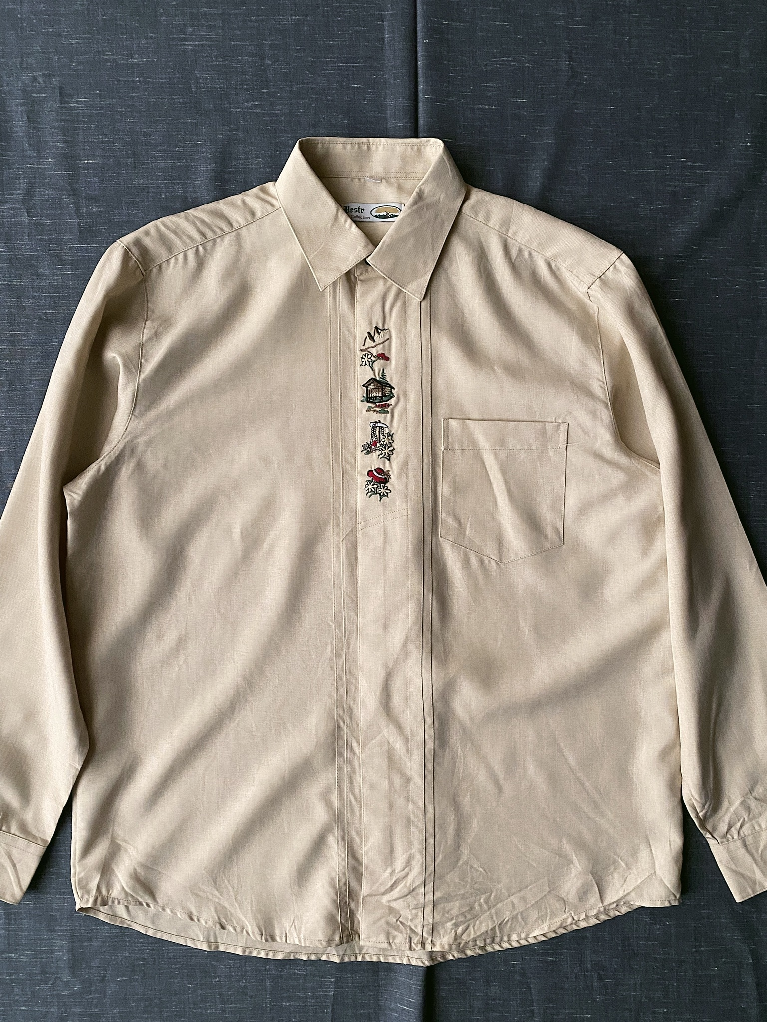 Tylorean Pullover shirts /古著提洛爾襯衫-蘑菇叢林