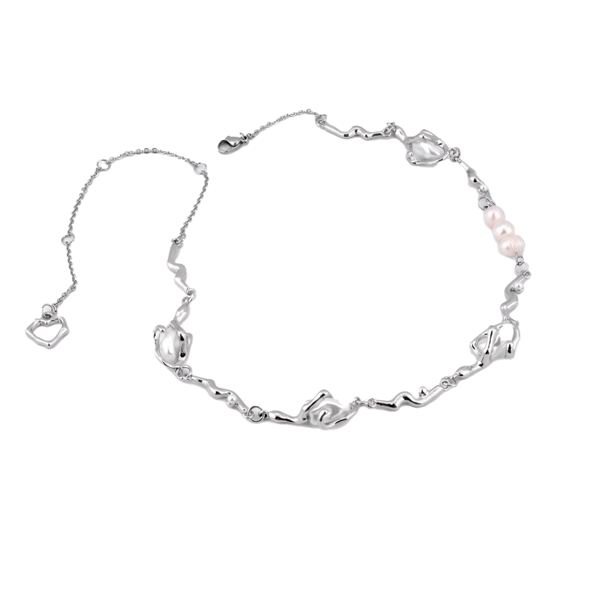 HK07 新星拼貼鑲鑽項鍊 / 戒指 - New Star Silver Jewelry