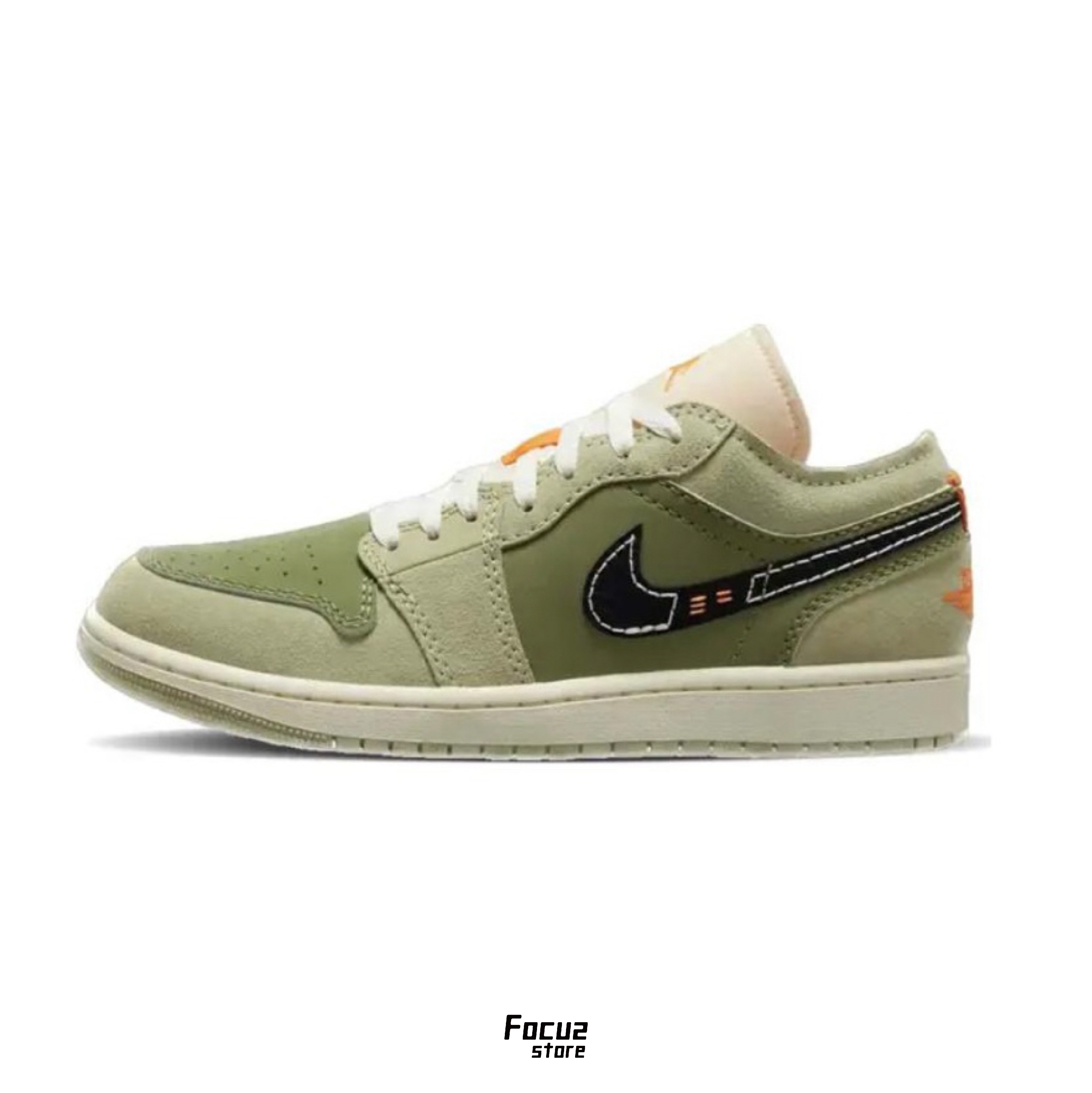 【Focus Store】現貨秒發 Nike Air Jordan 1 Low SE "Light Olive" 橄欖綠 FD6819-300
