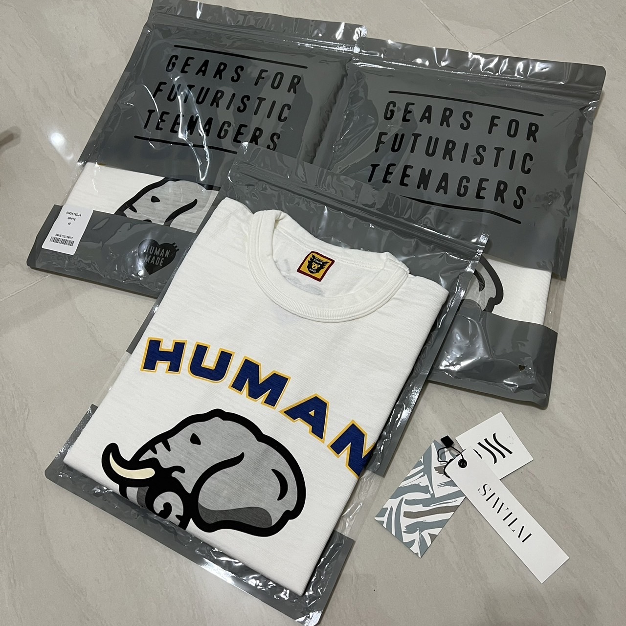 HUMAN MADE x SIWIALI GRAPHIC T-SHIRT 曼谷限定 大象 聯名 短袖