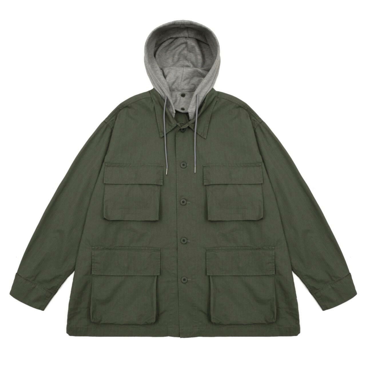 可拆帽四袋口軍褸 DOT-0023JK