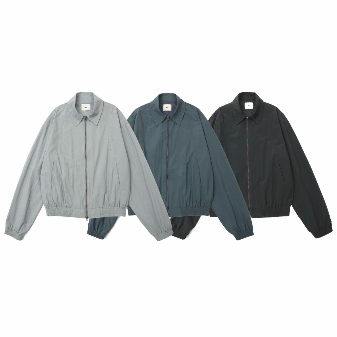 恤衫領拉鍊外套 DOT-0024JK