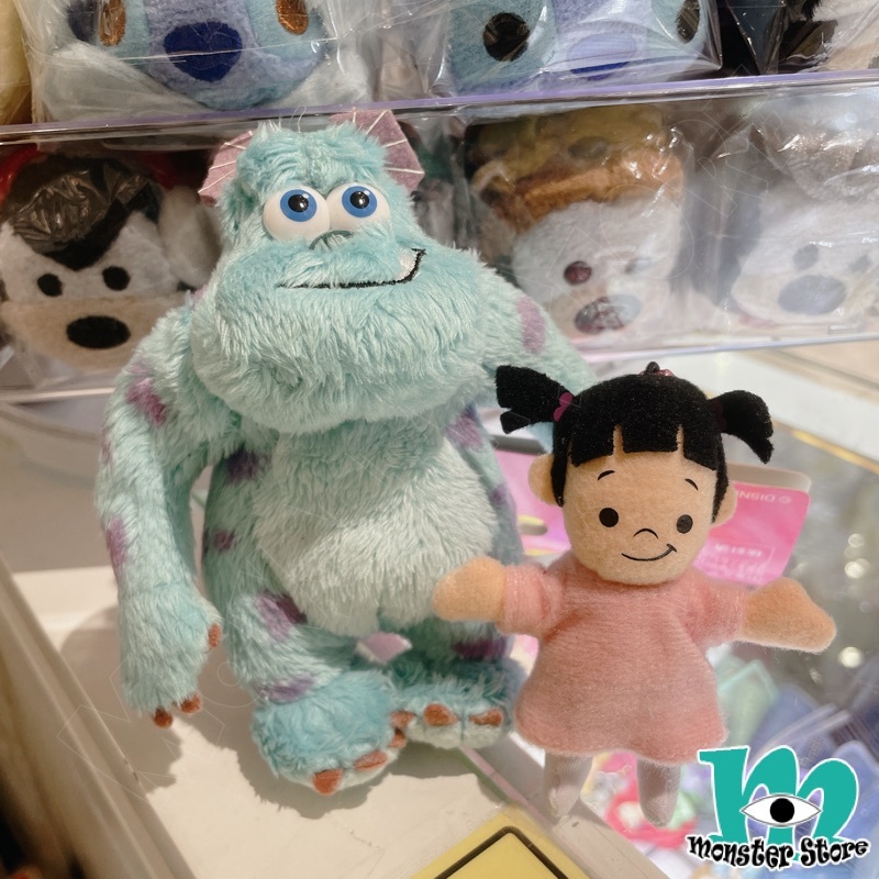 怪獸公司毛毛阿布對裝公仔吊飾