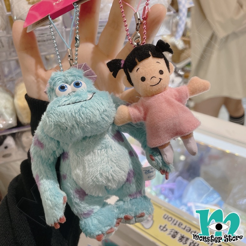 怪獸公司毛毛阿布對裝公仔吊飾
