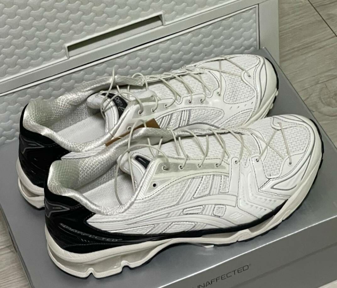 ASICS X UNAFFECTED GEL-KAYANO 14 月光白 防滑耐磨 復古慢跑鞋