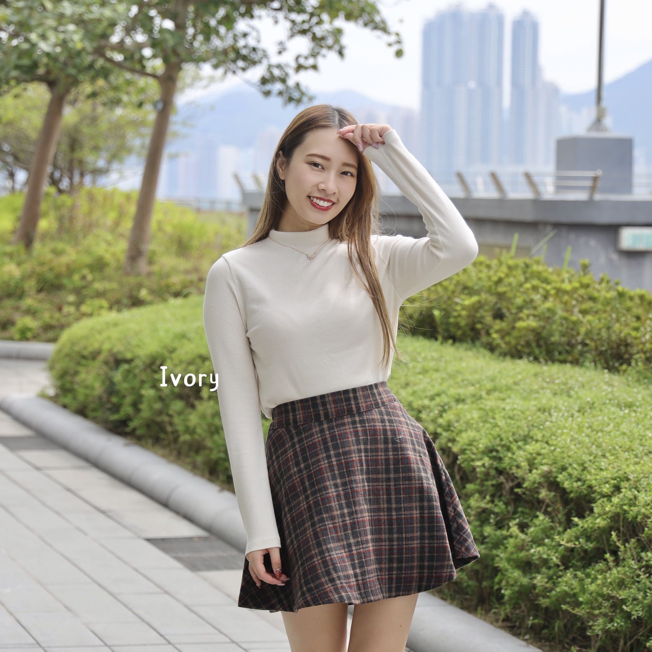 ||TOP431||微樽領溫柔純色百搭TOP