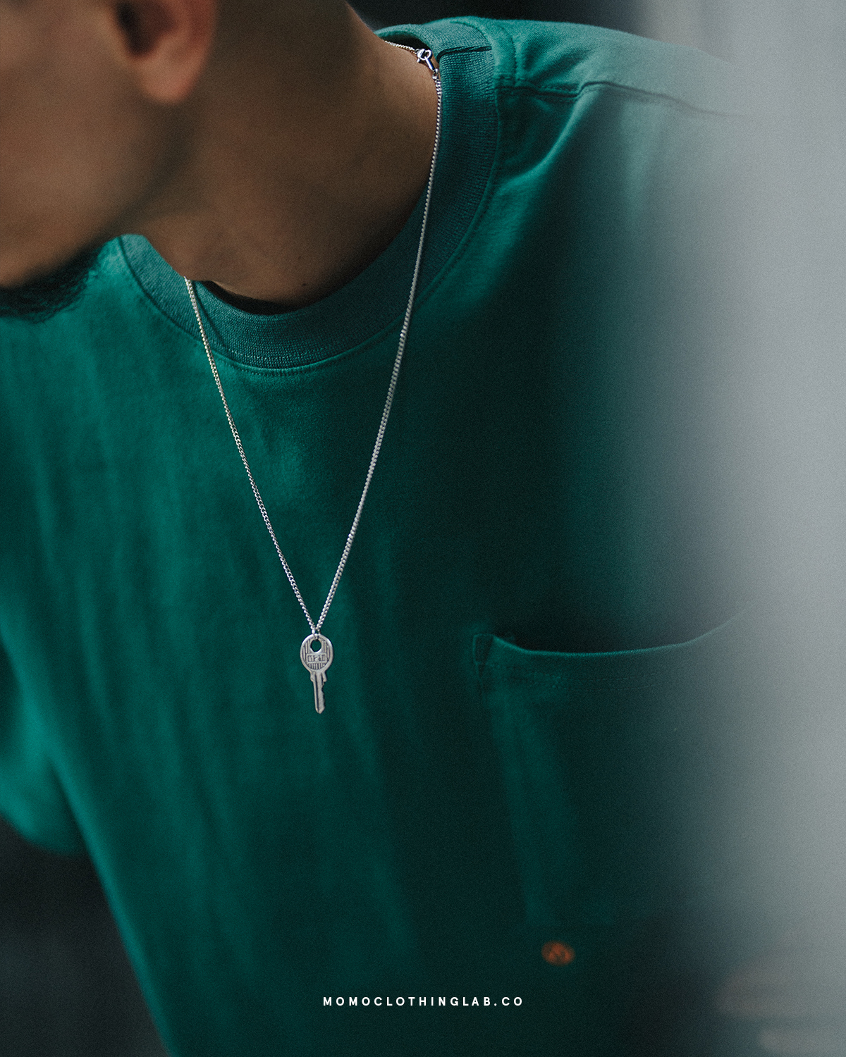 #現貨 (ACCN110) 正韓鋼項鍊 復古鑰匙吊墜