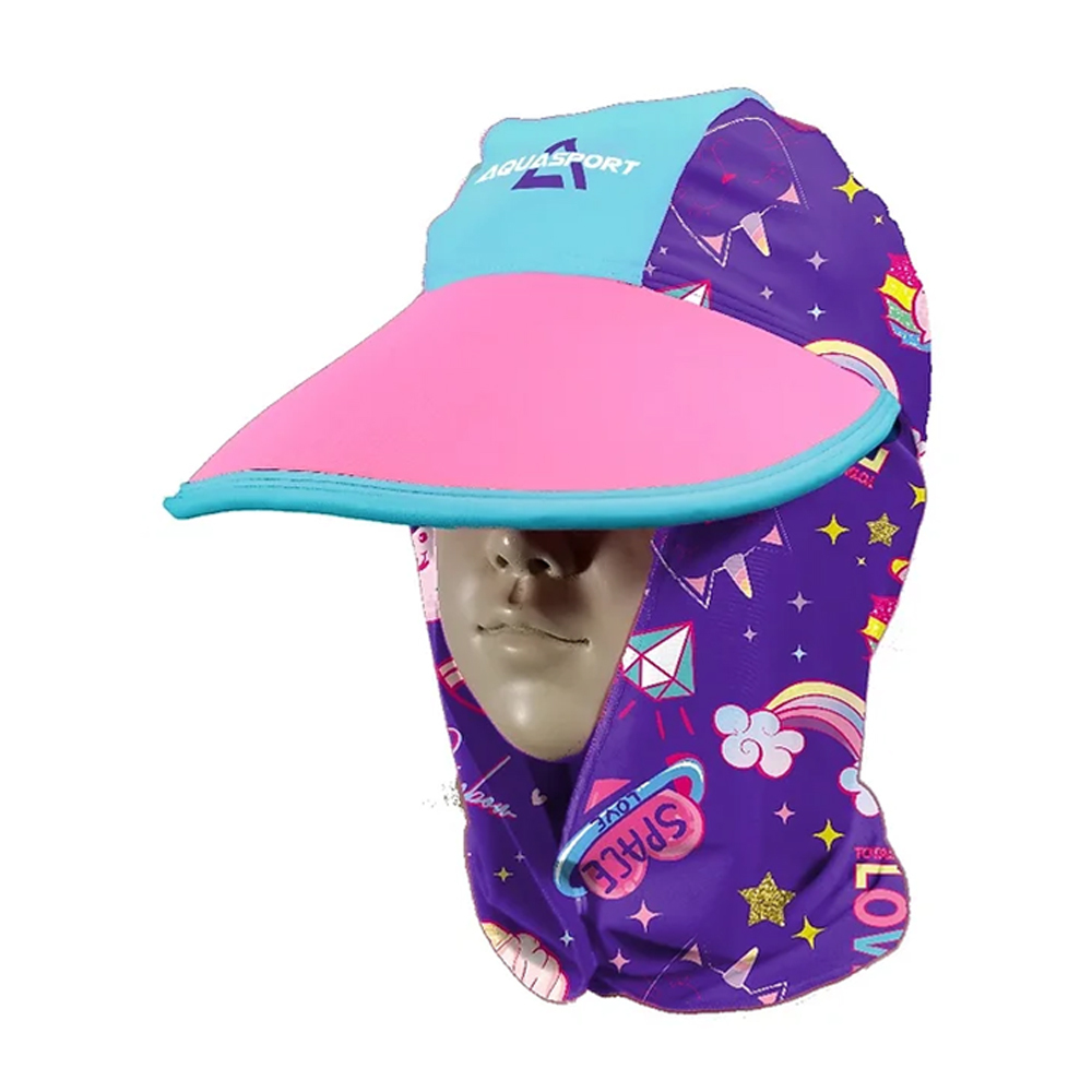 Aquasport 夢遊星空兒童防曬帽