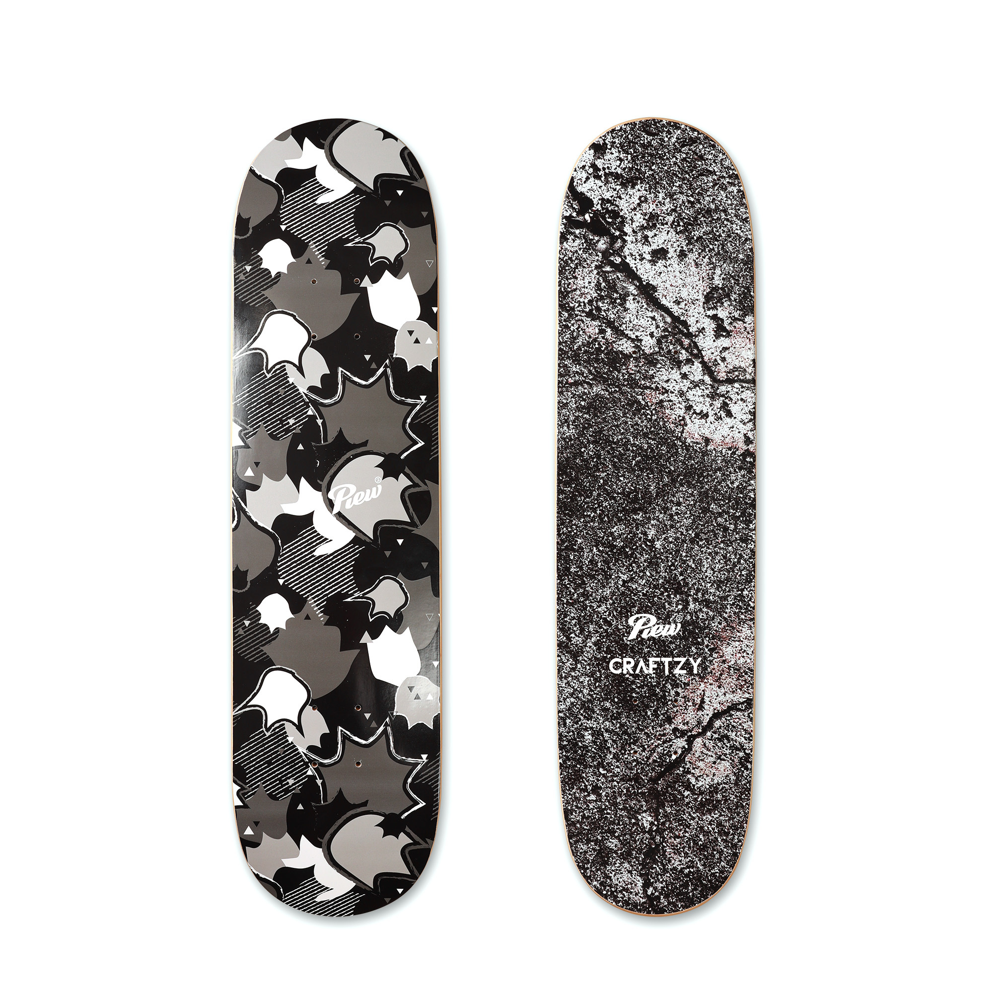 CRAFTZY 滑板板身 聯乘 Piew Piew