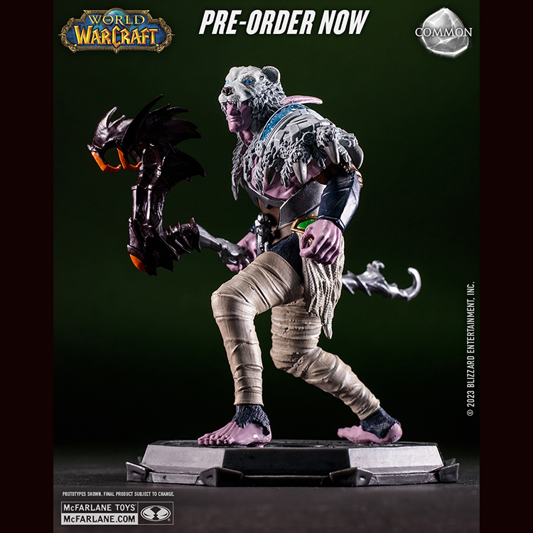 麥法蘭 魔獸世界 6吋 夜精靈 德魯伊 盜賊