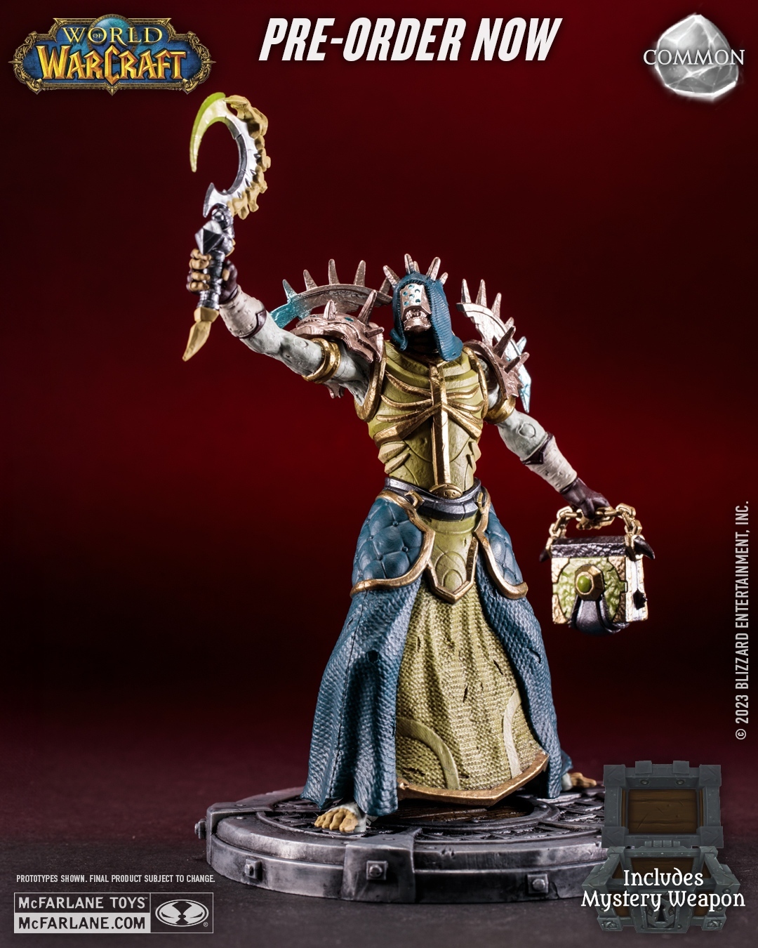 麥法蘭 魔獸世界 6吋 不死族 牧師 術士